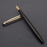V'Sign Neo Piston Filler Fountain Pen with Kanwrite Semi Flex Nib - Black