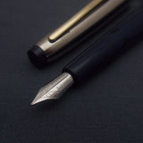 V'Sign Neo Piston Filler Fountain Pen with Kanwrite Semi Flex Nib - Blue