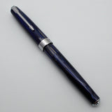 Wality/Airmail 55 Eyedropper Fountain Pen with Kanwrite Semi Flex Nib - Blue