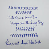 Wality/Airmail 55 Eyedropper Fountain Pen with Kanwrite Semi Flex Nib - Blue