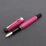 Kanwrite Heritage Piston Filler Fountain Pen - Pink/Black