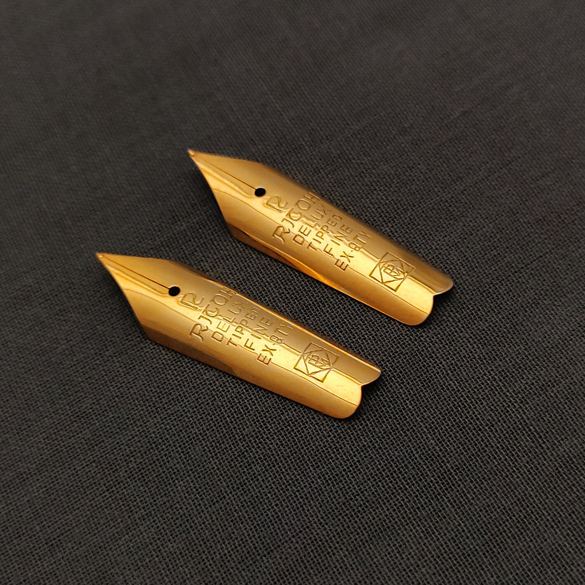 Set of 2 Vintage Ricoh No.8 (India Size) Fountain Pen Nibs Kiwipens