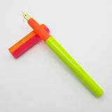 Vintage Platignum School Fountain Pen Made in England - Vintage Swan Nib- Green