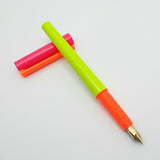 Vintage Platignum School Fountain Pen Made in England - Vintage Swan Nib- Green