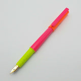 Vintage Platignum School Fountain Pen Made in England with Vintage Swan Nib-Pink