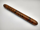 KIM ACR Jumbo Cigar Seamless Clipless Handmade Ebonite Fountain Pen - Brown Motl