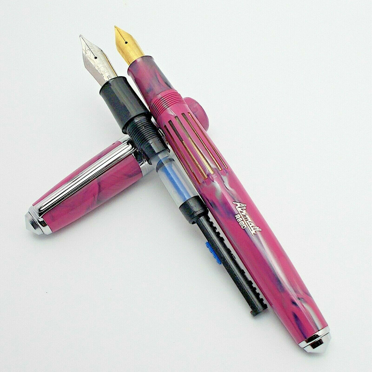Airmail/Wality 71J ED/3-in-1 Filling Jumbo Pink Fountain Pen with  Kanwrite Nib