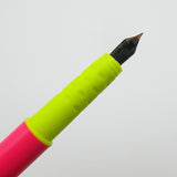 Vintage Platignum School Fountain Pen Made in England with Vintage Swan Nib-Pink