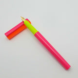 Vintage Platignum School Fountain Pen Made in England with Vintage Swan Nib-Pink