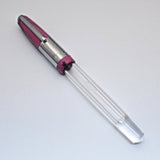 Airmail/Wality 71JT Eyedropper Jumbo Acrylic Demonstrator Fountain Pen - Pink