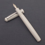 Click Aristocrat Fountain Pen with Kanwrite Nib - White - Chrome Trim