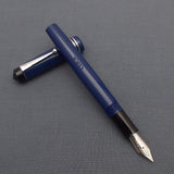 Click Aristocrat Fountain Pen with Kanwrite Nib - Blue - Chrome Trim