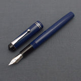 Click Aristocrat Fountain Pen with Kanwrite Nib - Blue - Chrome Trim