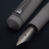 Click Aristocrat Fountain Pen with Kanwrite Nib - White - Chrome Trim