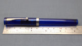 Vintage Sheaffer No Nonsense Fountain Pen - Made in USA - Translucent Blue