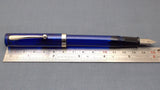 Vintage Sheaffer No Nonsense Fountain Pen - Made in USA - Translucent Blue