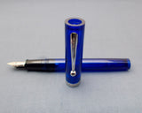 Vintage Sheaffer No Nonsense Fountain Pen - Made in USA - Translucent Blue