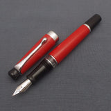 Kanwrite Heritage Piston Filler Fountain Pen - Red/Black