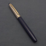 V'Sign Neo Piston Filler Fountain Pen with Kanwrite Semi Flex Nib - Blue