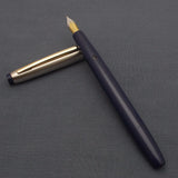 V'Sign Neo Piston Filler Fountain Pen with Kanwrite Semi Flex Nib - Blue