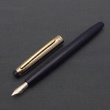 V'Sign Neo Piston Filler Fountain Pen with Kanwrite Semi Flex Nib - Blue