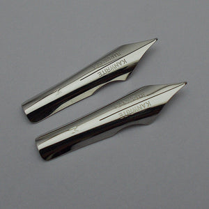 Set of 2 Kanwrite No.6 (35 mm) M Ultra Flex Fountain Pen Nibs - SSF