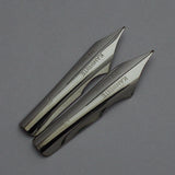 Set of 2 Kanwrite No.6 (35 mm) M Ultra Flex Fountain Pen Nibs - SSF