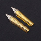 Set of 2 Kanwrite No.6 35mm Fine (F) Flex Fountain Pen Nibs - TTF