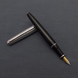 Camlin Elegante Fountain Pen with Kanwrite Flex Nib - Black