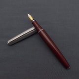Camlin Elegante Fountain Pen with Kanwrite Flex Nib - Maroon