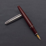 Camlin Elegante Fountain Pen with Kanwrite Flex Nib - Maroon