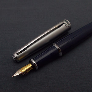 Camlin Elegante Fountain Pen with Kanwrite Flex Nib - Blue