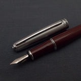 Camlin Elegante Fountain Pen with Kanwrite Flex Nib - Maroon