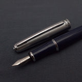 Camlin Elegante Fountain Pen with Kanwrite Flex Nib - Blue