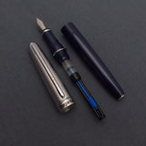 Camlin Elegante Fountain Pen with Kanwrite Flex Nib - Blue