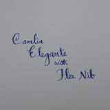 Camlin Elegante Fountain Pen with Kanwrite Flex Nib - Blue