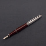 Camlin Elegante Fountain Pen with Kanwrite Flex Nib - Maroon