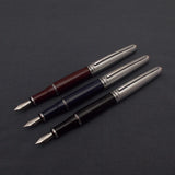 Camlin Elegante Fountain Pen with Kanwrite Flex Nib - Blue