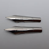 Set of 2 Kanwrite No.6 35mm Ultra Flex Ex. Fine (EF) Fountain Pen Nibs - SSF