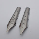 Set of 2 Kanwrite No.6 35mm Ultra Flex Ex. Fine (EF) Fountain Pen Nibs - SSF