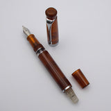 Kanwrite Heritage Piston Filler Fountain Pen - Amber