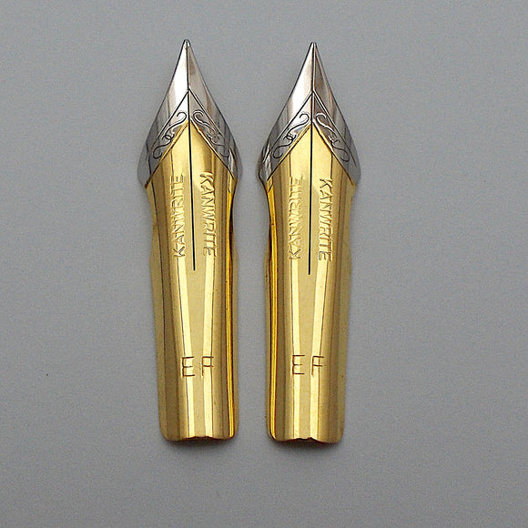 Set of 2 Kanwrite No.6 (35 mm) EF Ultra Flex Fountain Pen Nibs - TTF