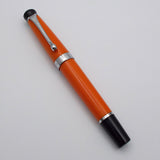 Kanwrite Heritage Piston Filler Fountain Pen - Orange/Black