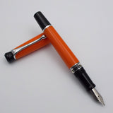 Kanwrite Heritage Piston Filler Fountain Pen - Orange/Black