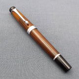 Kanwrite Heritage Piston Filler Fountain Pen - Amber/Black