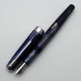 Wality/Airmail 55 Eyedropper Fountain Pen with Kanwrite Semi Flex Nib - Blue