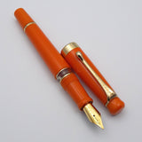 Kanwrite Heritage Piston Filler Fountain Pen - Orange