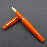 Kanwrite Heritage Piston Filler Fountain Pen - Orange