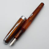 Wality/Airmail 55 Eyedropper Fountain Pen with Kanwrite Semi Flex Nib - Orange