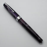 Wality/Airmail 55 Eyedropper Fountain Pen with Kanwrite Semi Flex Nib - Purple